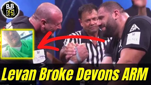 Levan Saginashvilli DESTROYS Devon Larratt | SNAPS Arm!