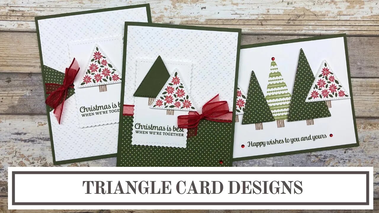 Layering Triangles | Stampin' Up! Tree Angle