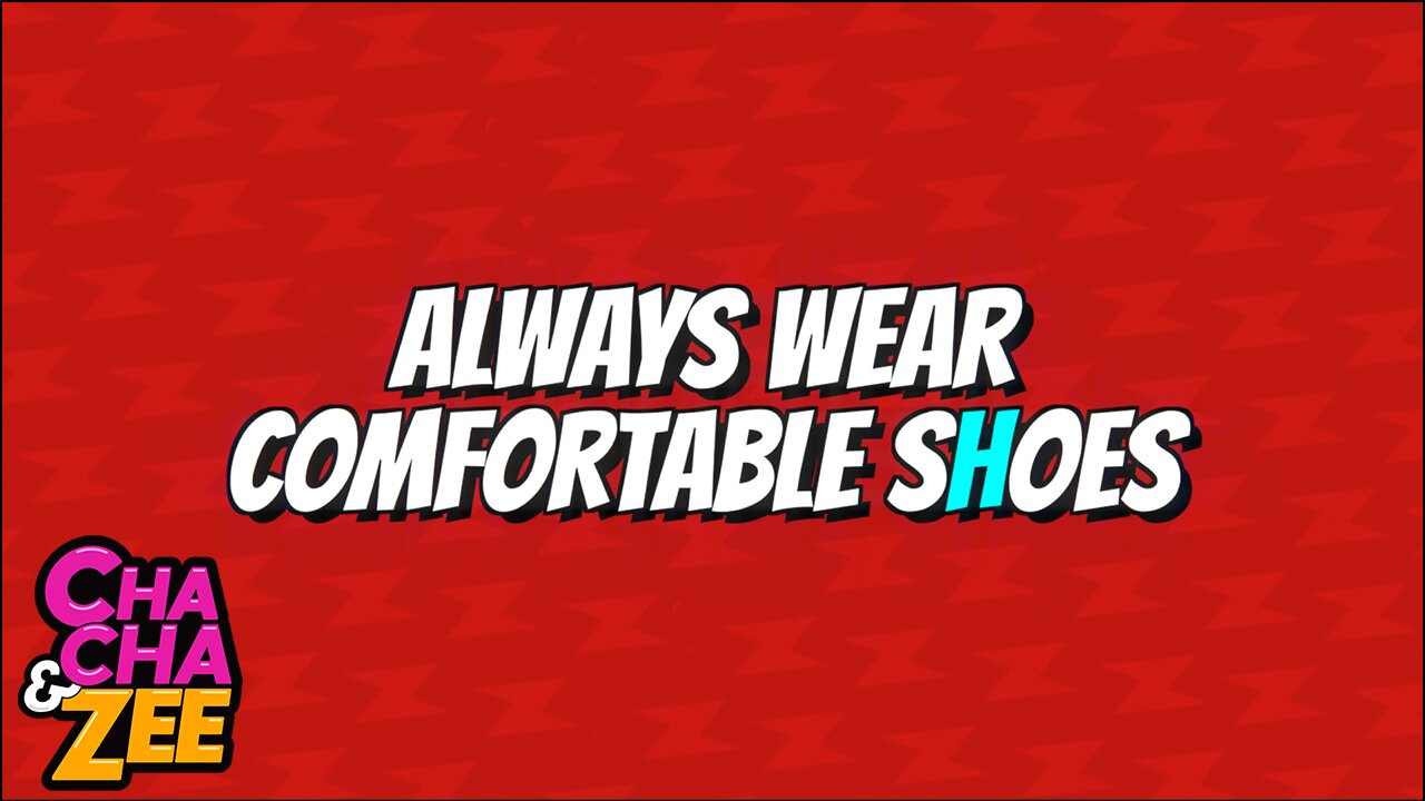 Travel Tip #2: Wear Comfortable Shoes