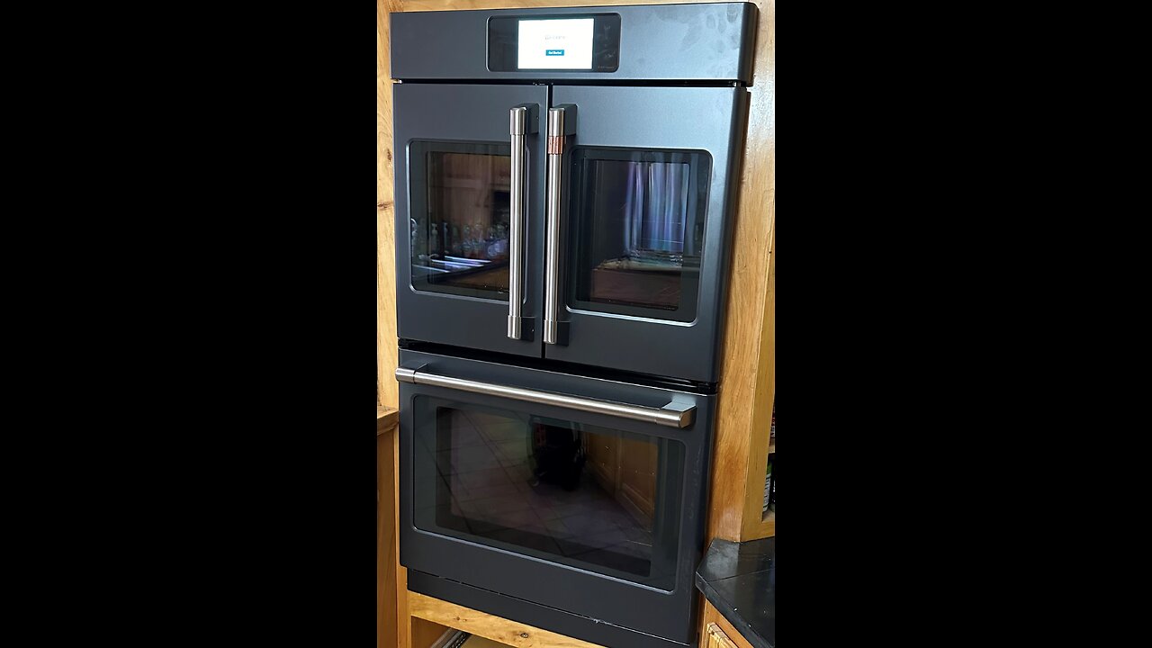 Cooking steel-cut oatmeal cookies in our new Cafe double oven