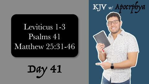 Day 41 - Bible in One Year KJV [2022]