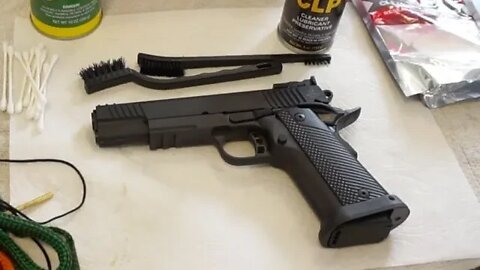How to clean the RIA Rock Island Armory Premium M1911 A2 TAC Ultra FS HC 22TCM