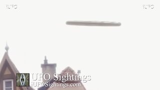 Cigar-shaped UFO over Germany