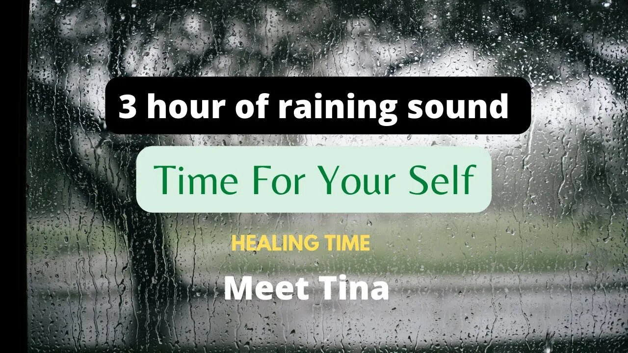 Raining nature sound at home 3 hour