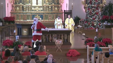 Santa Preaching - Christmas Eve Mass 2021