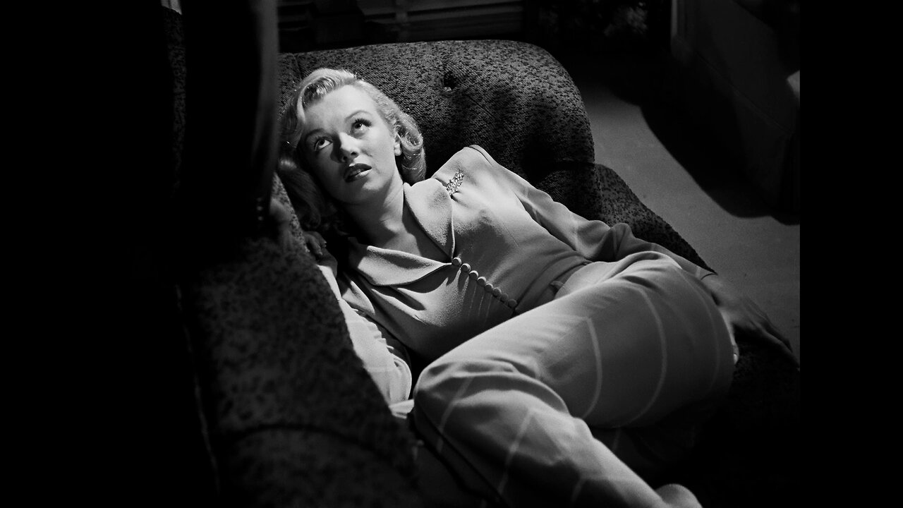 Marilyn Monroe 1950 The Asphalt Jungle scene 1 remastered 4k