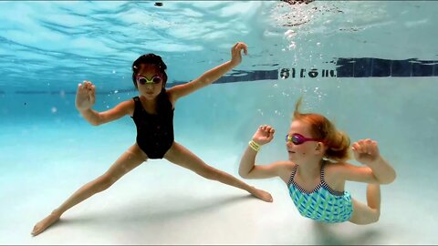 Best Friends Stick Together Underwater