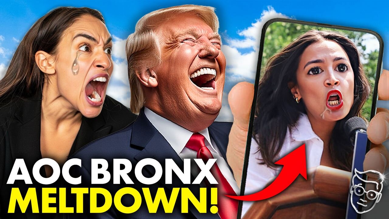 AOC Mercilessly ROASTED After Psychotic BREAK-DOWN at TINY Rally In Bronx | 'This is a CRINGE-Fest'