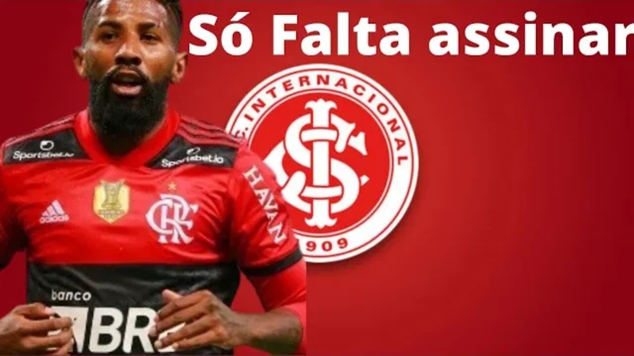 Só Falta assinar, Internacional e Flamengo estão em acordo por Rodinei