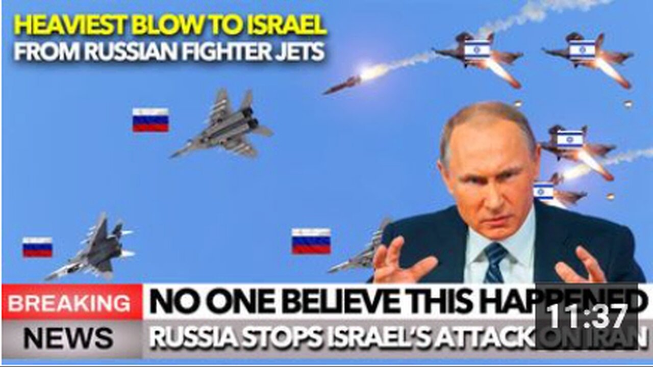 Israel Panics! Dozens Of Russian Warplanes Arrive In Iran; Putin Seeks Revenge!