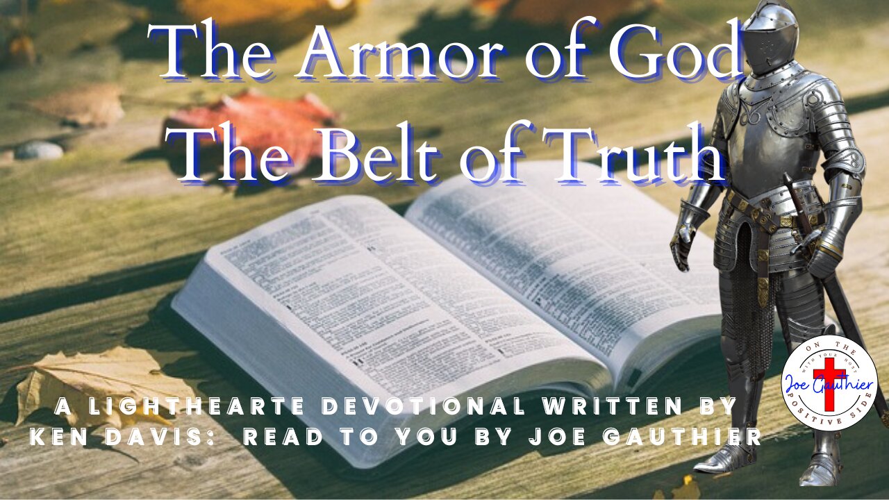 The Armor of God - The Belt of Truth