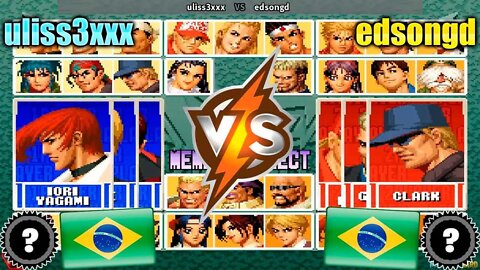The King of Fighters '96: The Anniversary Edition (uliss3xxx Vs. edsongd) [Brazil Vs. Brazil]