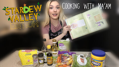 Stardew Stirfry 💚 ✨ | Cooking with Ma'am; Stardew Edition!!