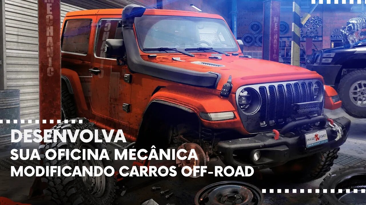 Offroad Mechanic Simulator - Desenvolva sua Oficina Realizando Modificações em Carros Off-Road