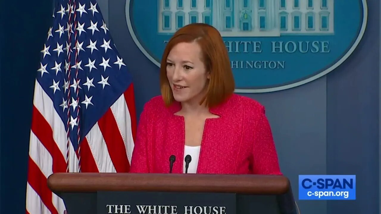 Psaki gaslighting over Biden's xenophobic travel bans, covers Biden's hypocrisy on the subject.