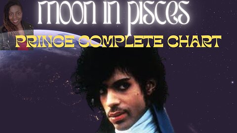 Prince full astrological Chart Moon in Pisces