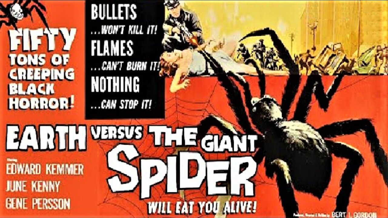 EARTH VS THE SPIDER 1958 - It Must Eat You to Live! TRAILER & MOVIE in HD