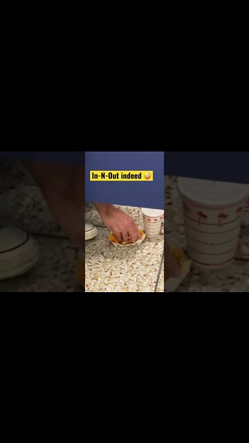 Strange place to eat animal style cheese fries