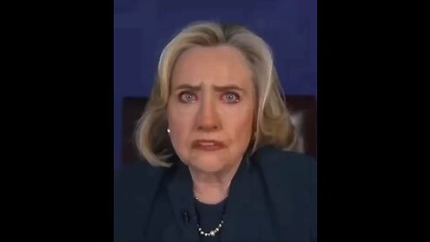 Hillary speaking on elections and the state legislatures. She looks scared.