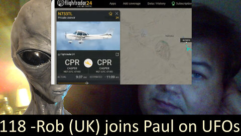 Live Chat with Paul; -118- Rob Talks UFOs and UFO people on Cahill, Corbell, Craig Charlies UFOs etc