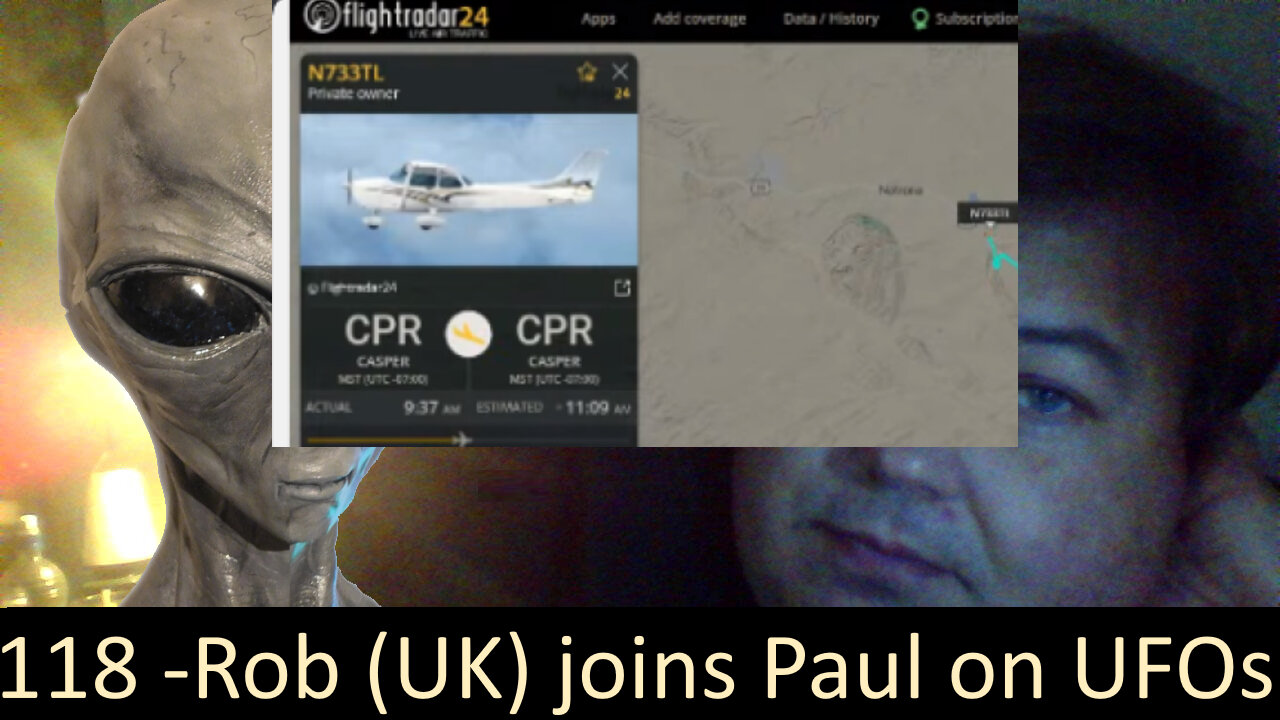 Live Chat with Paul; -118- Rob Talks UFOs and UFO people on Cahill, Corbell, Craig Charlies UFOs etc