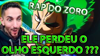 [ELE PERDEU UM OLHO???] REACT Rap do Zoro (One Piece) - O MAIOR ESPADACHIM DO MUNDO | NERD HITS