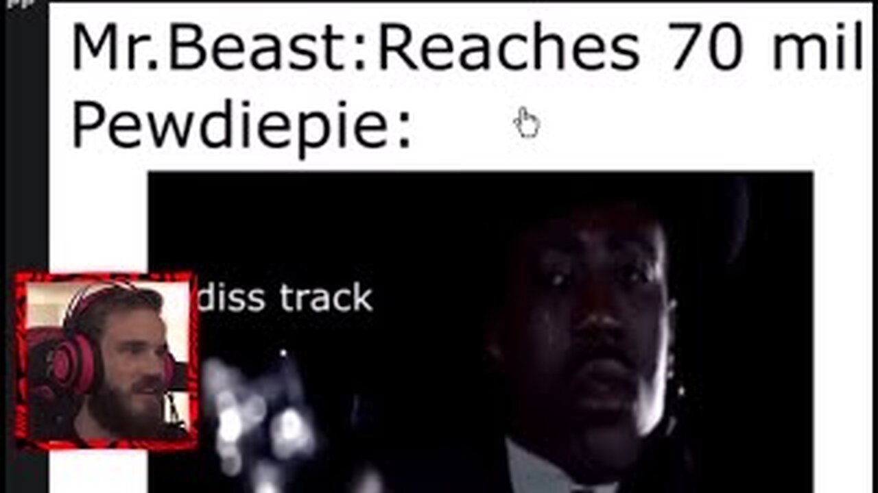 Pewdiepie threatens Mrbeast