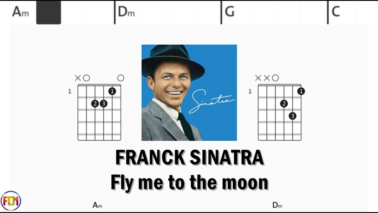 FRANCK SINATRA Fly me to the moon - Guitar Chords & Lyrics HD