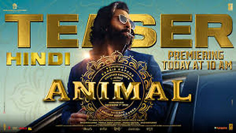 ANIMAL (Official Teaser): Ranbir Kapoor |Rashmika M, Anil K, Bobby D |Sandeep Reddy Vanga |Bhushan K
