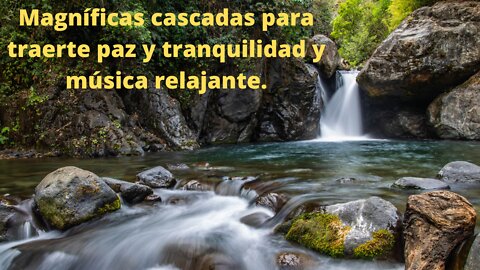 Magníficas cascadas para traerte paz y tranquilidad y música relajante.