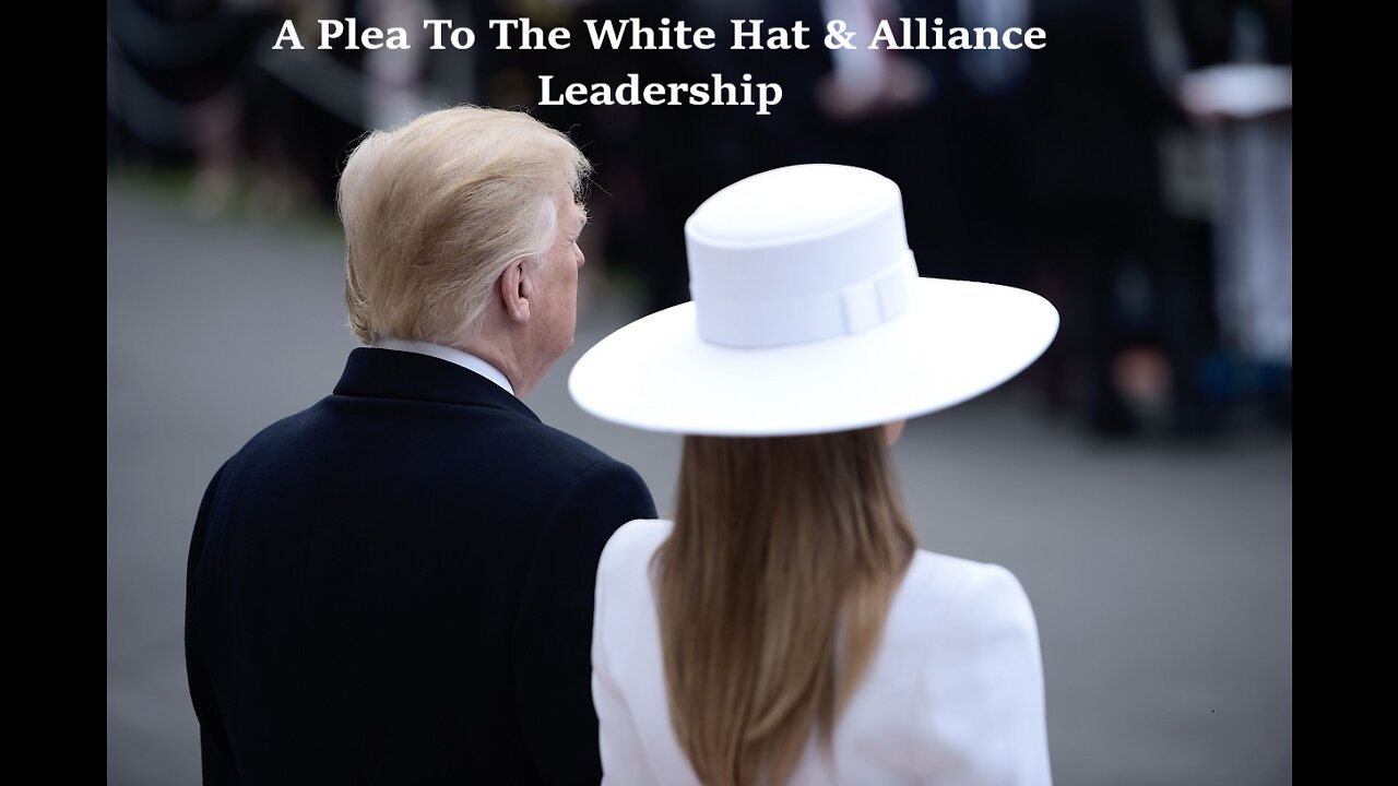 A Plea to the White Hat & Alliance Leadership