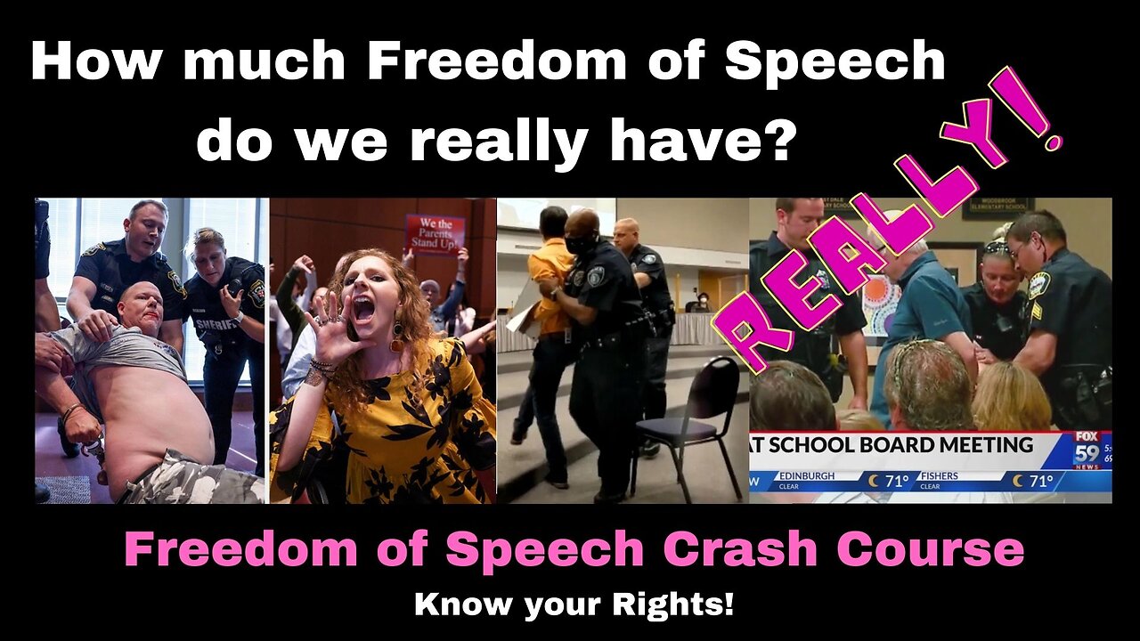 How much Freedom of Speech do we really have?