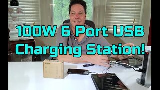 NICE 6 Port USB C and QC USB A Charging Station