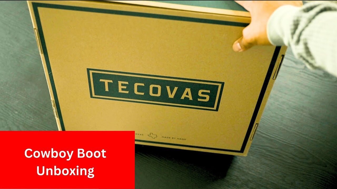 Unboxing Tecovas Cartwright Cowboy Boots