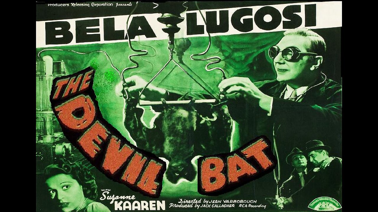 Lugosi THE DEVIL BAT 1940 Mad Scientist Creates Giant Killer Bats for Revenge FULL MOVIE