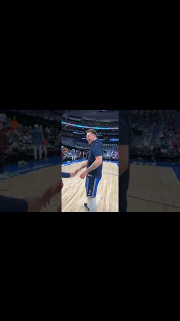 Some pregame fun before GAME 6 between the Suns and Mavericks