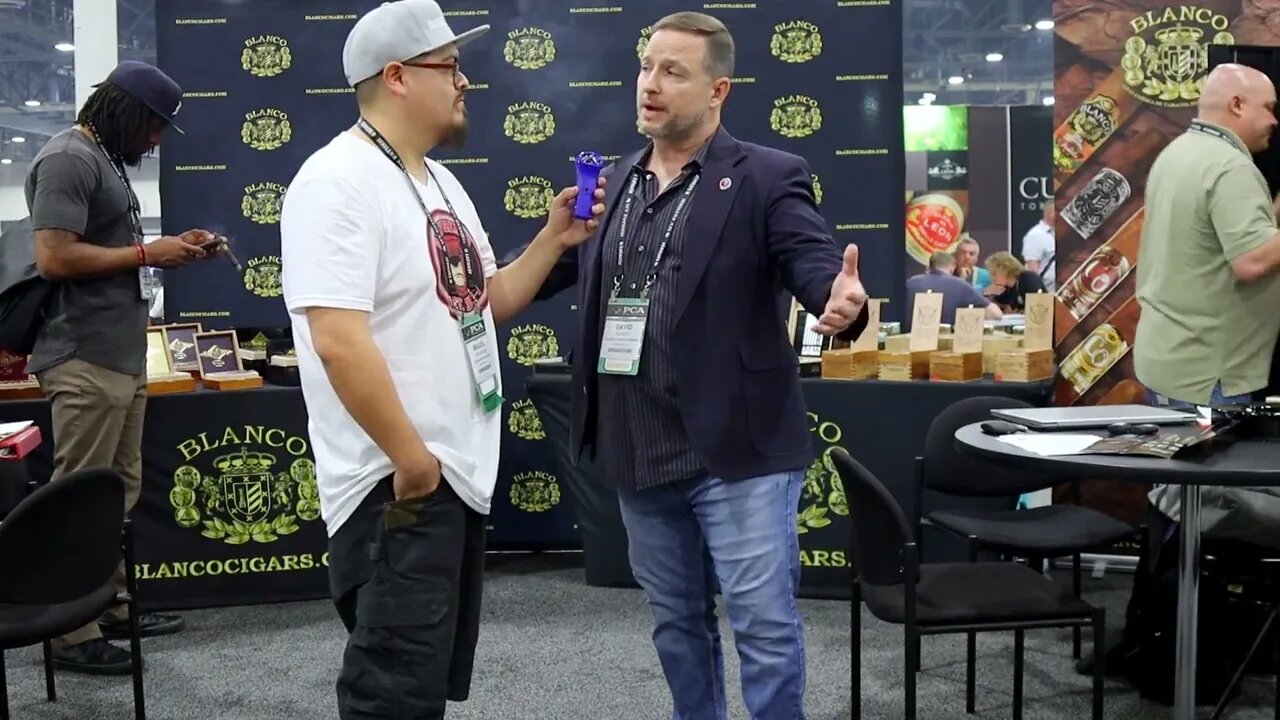 Blanco Cigars Interview at PCA 2022