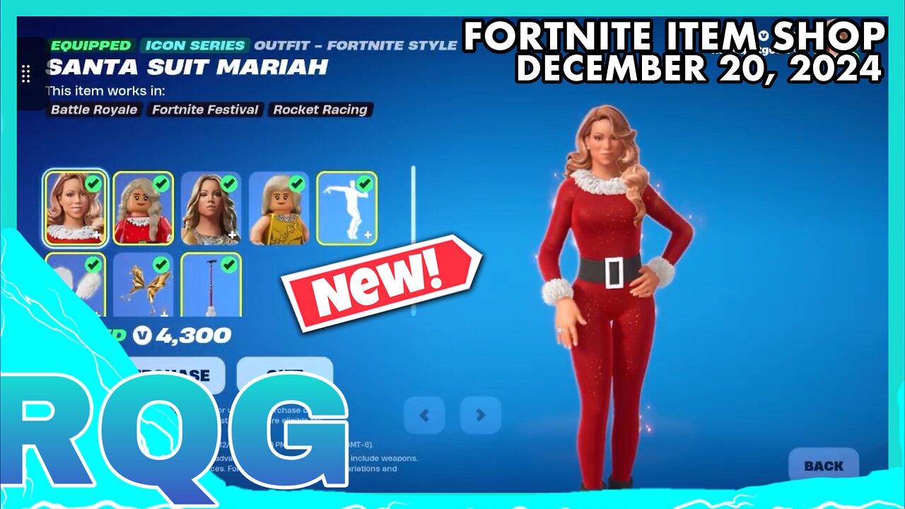 “NEW” MARIAH CAREY SET IS HERE! FORTNITE ITEM SHOP (December 20, 2024)