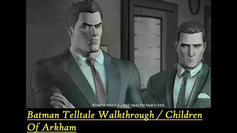 Batman Telltale Walkthrough / Children Of Arkham (Nintendo Switch)