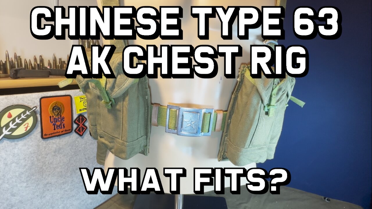 Chinese Type 63 AK Chest Rig - What Fits?