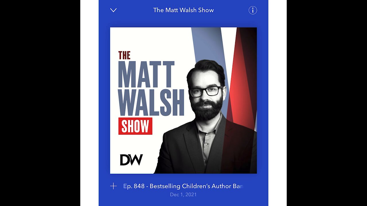 Matt Walsh TSA Cancel
