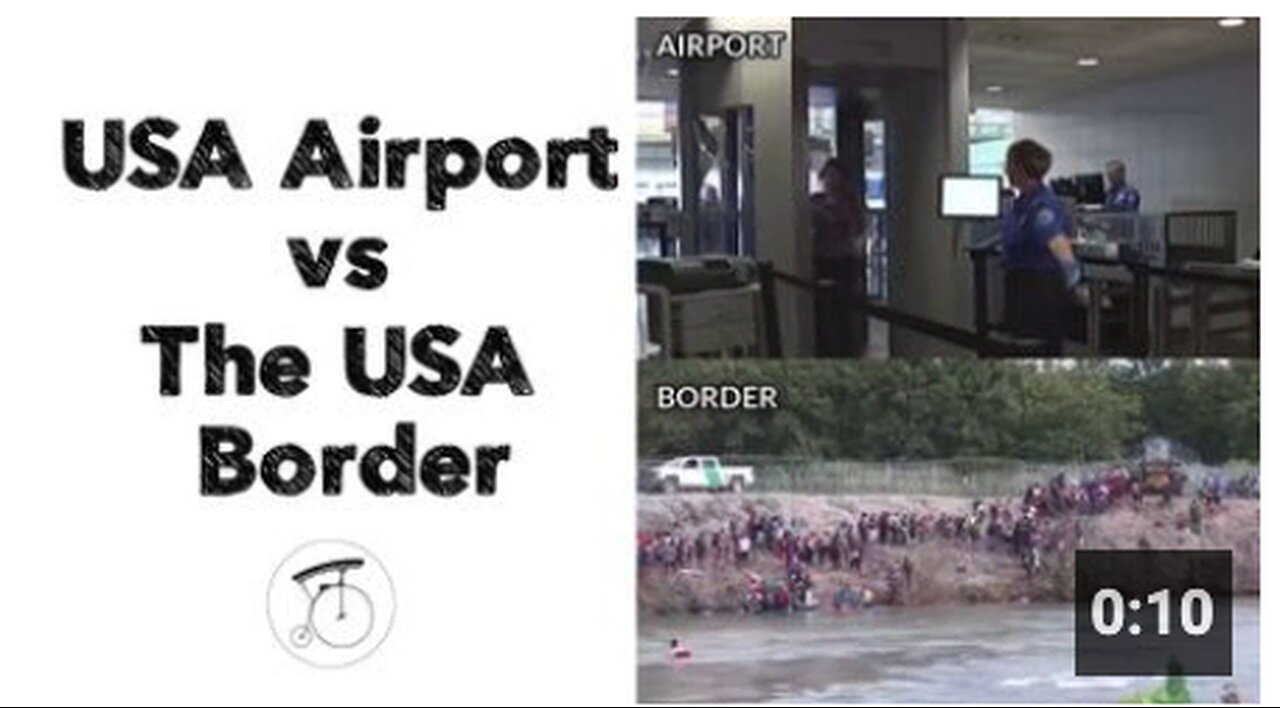 USA Airport vs The USA Border