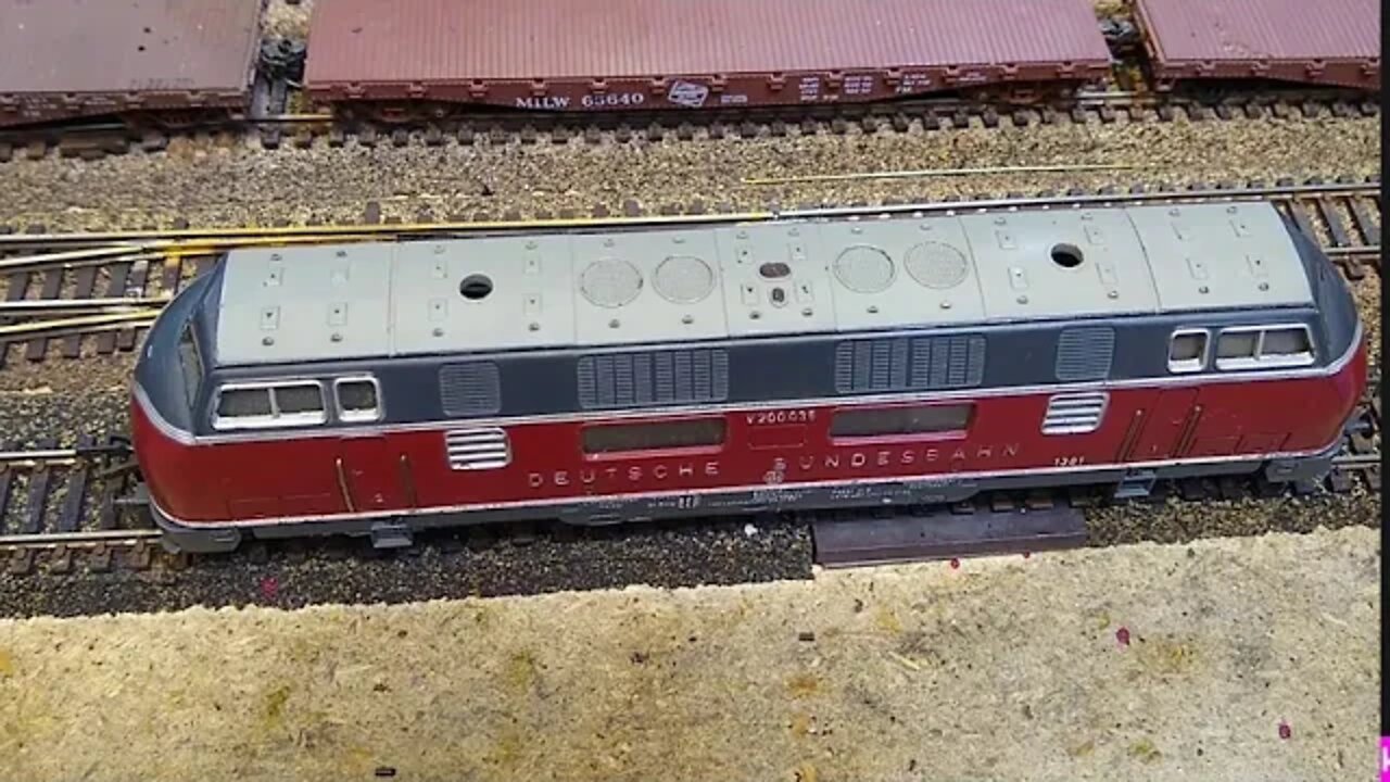 Fleischman DB V200 HO scale diesel locomotive part 1