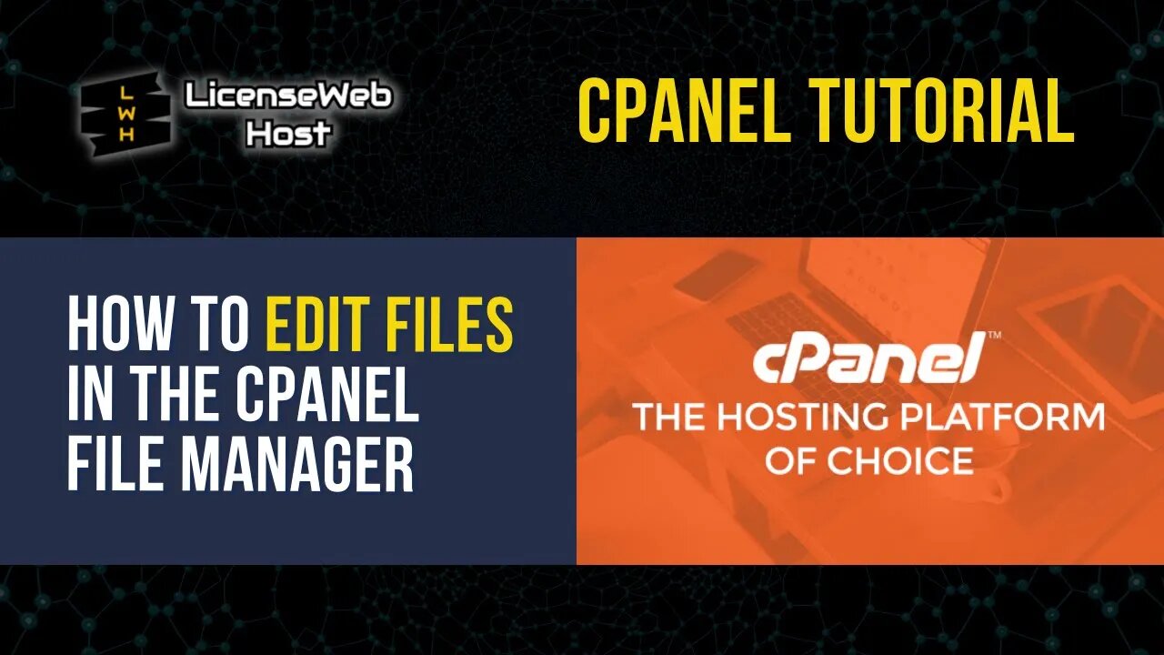 How to Edit files in the cPanel File Manager