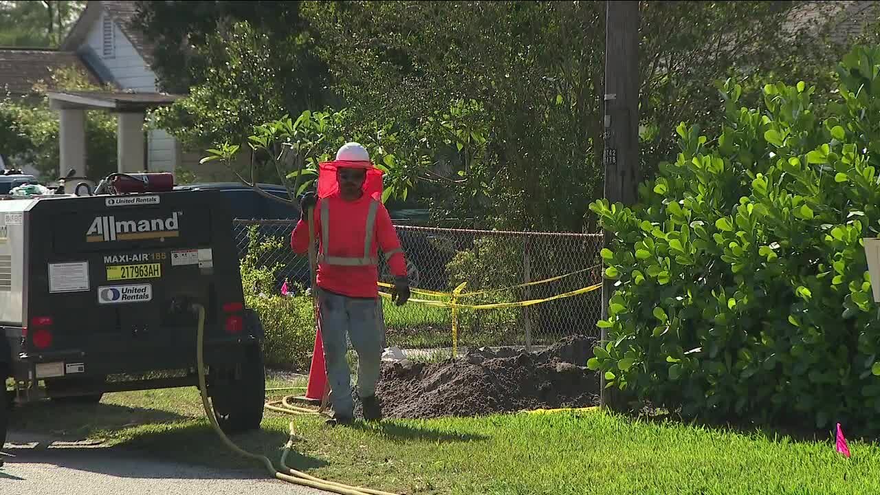 Neighbors upset over damage done by crews working on TECO Storm Protection Plan