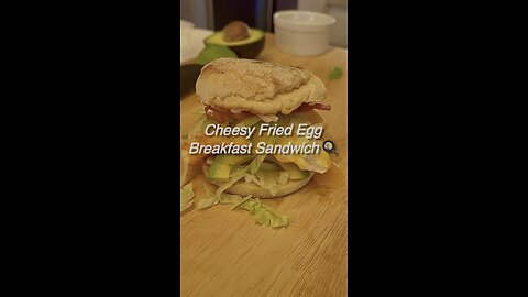 FRIED EGG SANDWICH RECIPE!! 🍳🥓