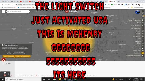 #FREQUENCY aka #GOES showing #HEAT like Fires USA - Like a Light BULB went on: Apr 14, 2022 7:35 AM