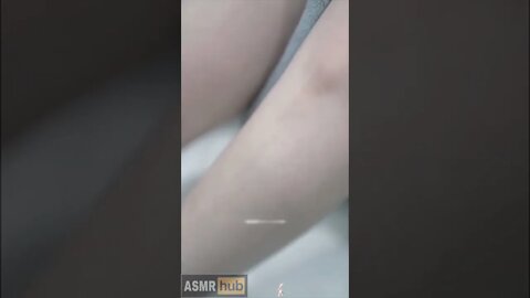 Hands and eyebrow shaving ASMR