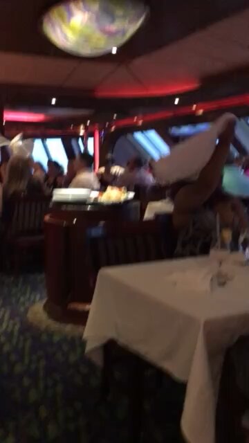 The show at dinner wow ….