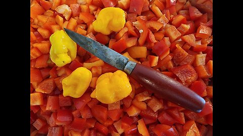 Habanero Red Pepper Jelly, and Habanero Green Pepper Jelly. Sweet Heat! Out of the park home run!